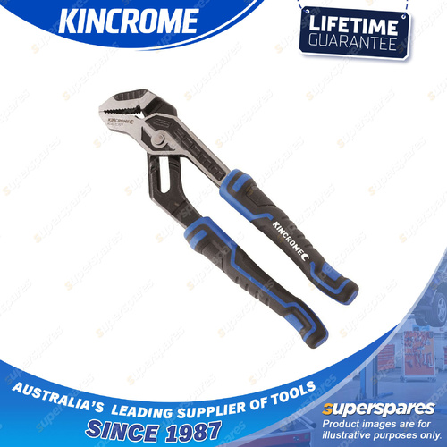 Kincrome 200mm Multi Grip Plier - Soft Grip Handles Chrome Vanadium Steel
