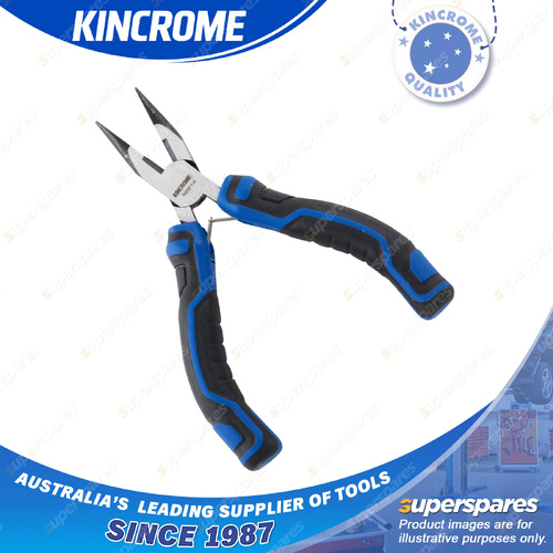Kincrome 150mm Mini Needle Nose Plier - Soft Grip Handles Chrome Vanadium Steel