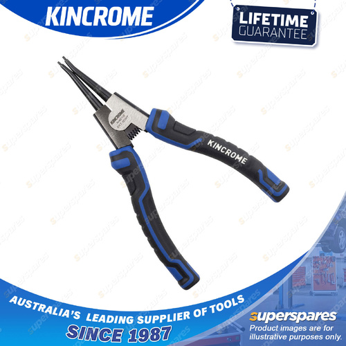 Kincrome 175mm External Straight Circlip Plier - Electrophoretically Plated