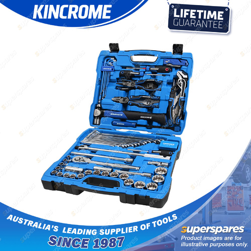 94 Pcs of Kincrome Portable Tool Kit - 1/2" Sockets & Accessories Screwdrivers