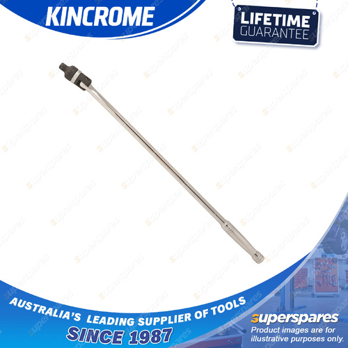 Kincrome 1/2" Drive Ratchet Flex Handle - Length 600mm Mirror Polish Finish