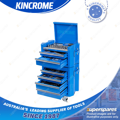 78 Pcs of Kincrome Contour Mini Workshop Tool Kit for 6 Drawer - 251x151x390mm
