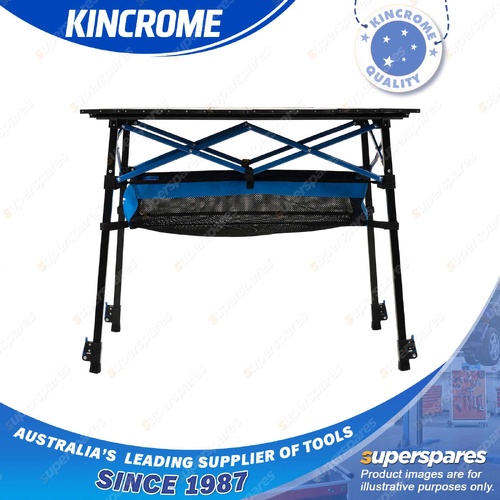 Kincrome Camp Table - Heat-Resistant Aluminium Top and Adjustable Height
