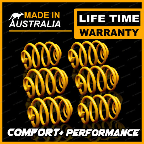 Front + Rear 30mm Lowered King Coil Springs for JAGUAR XJ6 WITH CHEV 350 MOTOR