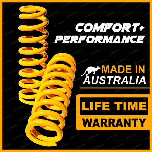 2 Front King Standard Height Coil Springs for Isuzu MU-X UCS40 UCS85 2013-On