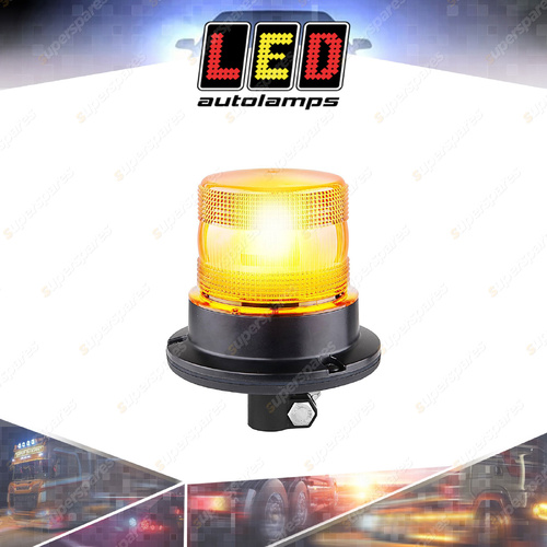 LED Autolamps ECE R65 Amber Strobe Warning Beacon Light Din Mount Lamp