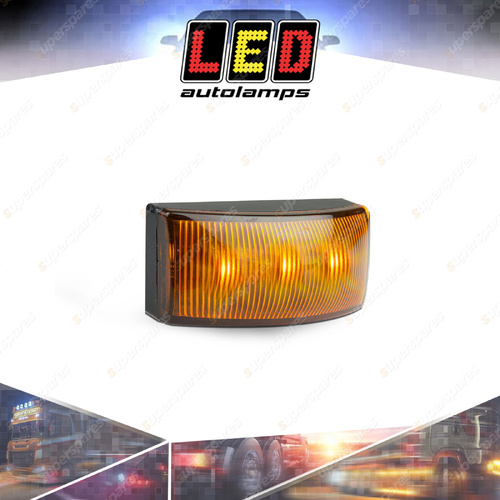 LED Autolamps Amber Side Marker Light/Direction/Front Outline 3 LED Lamp Bulk