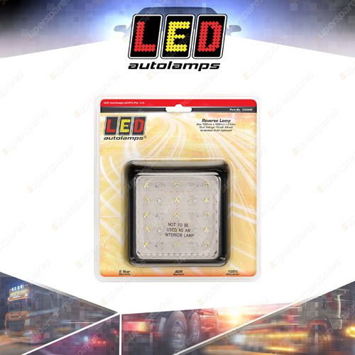 LED Autolamps Reversing Light with 25 White LED 12-24 Volt Blister