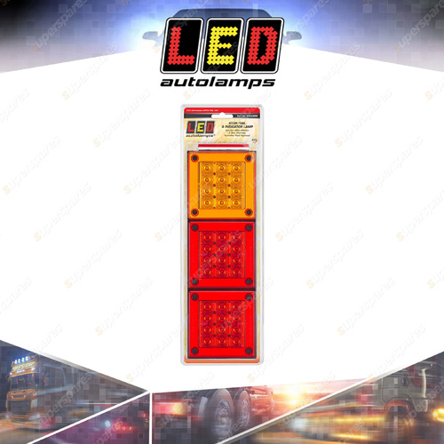 LED Autolamps Stop Tail Indicator Light 36 LED Lamp 12-24V Single Blister