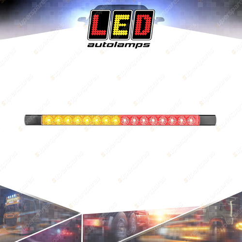 LED Autolamps Stop Tail Indicator Light 12V Clear Lens 16 LED Lamp Bulk