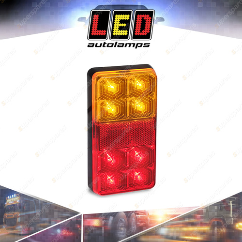 LED Autolamps Stop Tail Indicator Reflector Trailer Light 12V 150x80x22mm Bulk