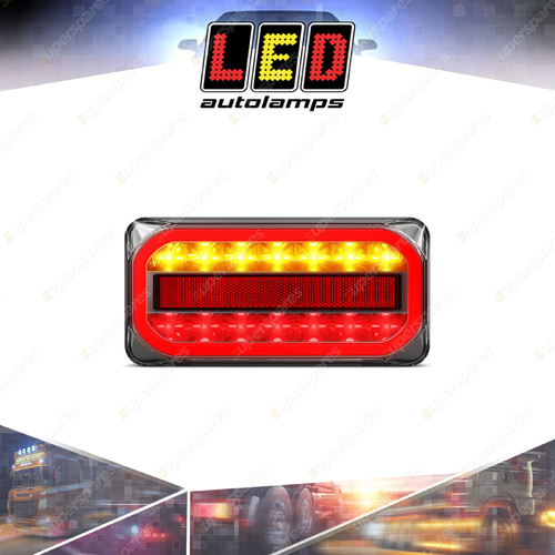 LED Autolamps Stop Tail Indicator Reflector Light LHS 50 LED Lamp 10m Cable Bulk