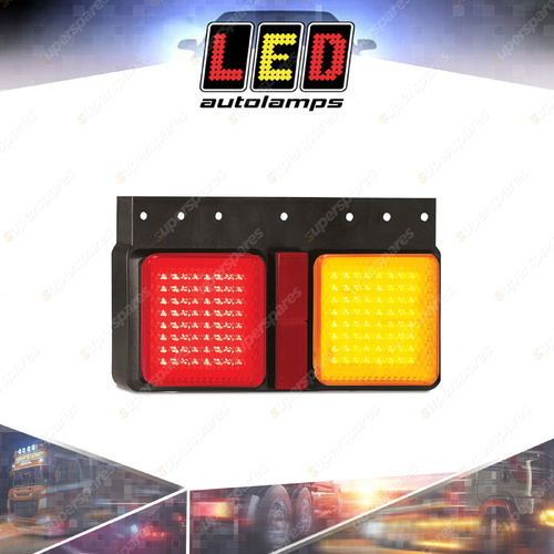 LED Autolamps Stop Tail Indicator Reflector Light RHS 128 LED Lamp 12-24V Box