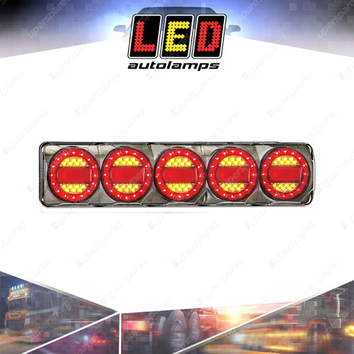 LED Autolamps Stop Tail Indicator Reflector Light Maxilamp 5 Lamp Bulk