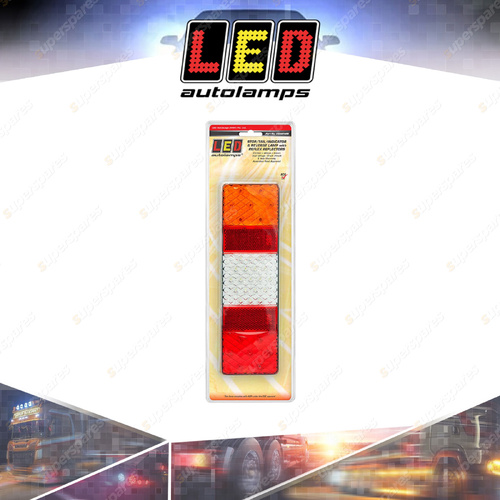 LED Autolamps Stop Tail Indicator Reverse Light 33 LED Lamp 12-24V Blister