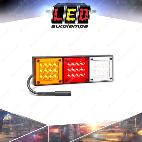 LED Autolamps Stop Tail Indicator Reverse Reflector Light LHS 30 LED 6 Core Plug