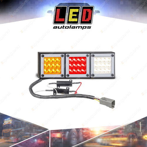 LED Autolamps Stop Tail Indicator Reverse Light Tinted Lens 2 x LR12 Bulk