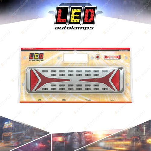LED Autolamps Stop Tail Indicator Reverse Light Multivolt Twin Blister