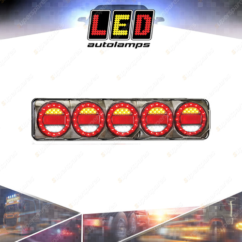 LED Autolamps Stop Tail Indicator Reverse Reflector Light Maxilamp 5 Lamps Box