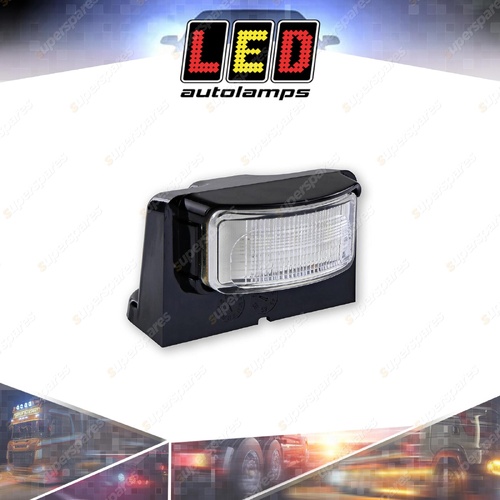 LED Autolamps 87 Series Licence Plate Light 87mm x 69mm x 55mm Single Bulk