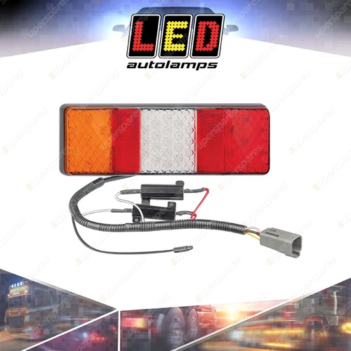 LED Autolamps Stop Tail Indicator Reverse Light with Reflectors 12V Bulk