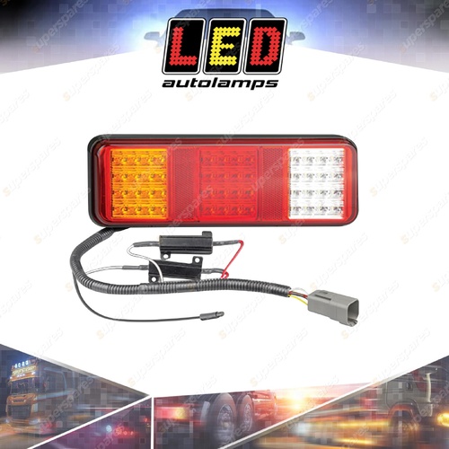 LED Autolamps Stop Tail Indicator Reverse Light with Reflectors 24V Bulk