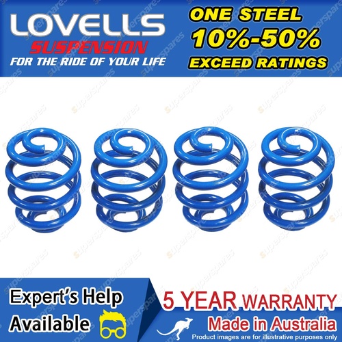 F + R Super Low Coil Springs for Holden Astra LD Hatch 4CYL 07/1987-08/1989