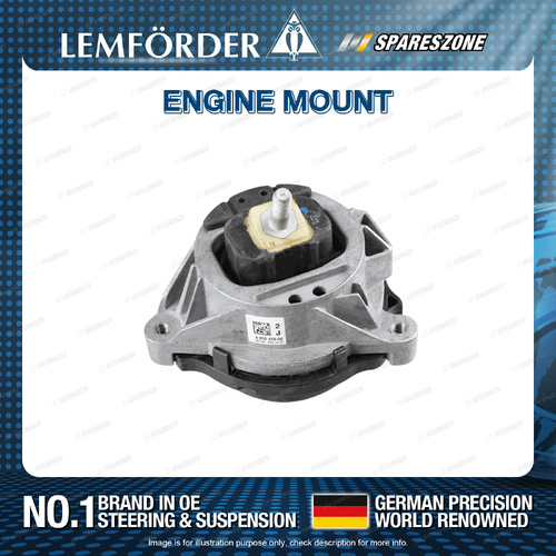 1x Lemforder RH Engine Mount for BMW 3 Series F30 F34 1 F20 F21 2 F22 F23 4 Ser