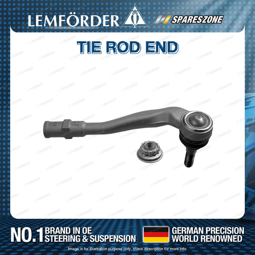 1x Lemforder Front RH Tie Rod End for Audi A8 D4 4H2 4H8 4HC 4HL 3.0 4.2 09-18