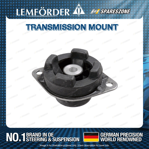 1x Lemforder RH Transmission Mount for Audi 80 89 89Q 8A B3 893 894 8A2 86-91