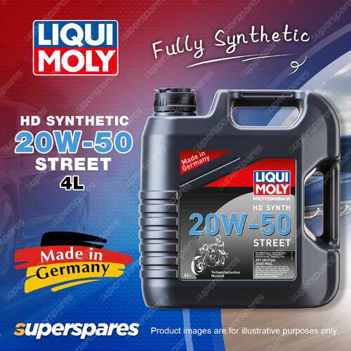 Liqui Moly Fully Synthetic HD 20W-50 Street Motorbike Motor Oil 4L