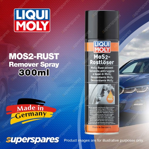 1x Liqui Moly MoS2-Rust Remover Spray 300ml Excellent Lubricant for Moving Parts