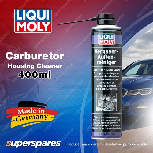 1 x Liqui Moly Carburetor Housing Cleaner 400ml Fast & Thoroughremoval of Grease