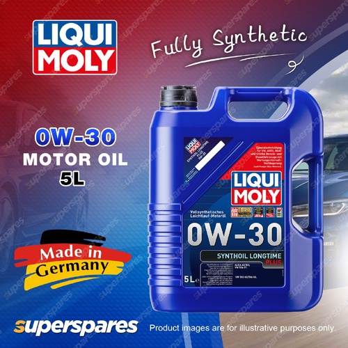 Liqui Moly Fully Synthetic Motor Oil Longtime Plus 0W-30 Engine Oil 5L