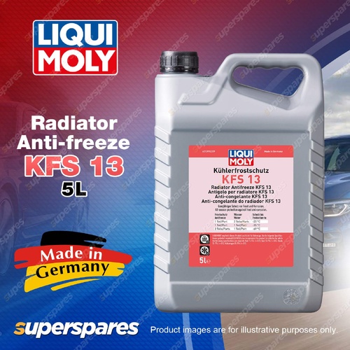 Liqui Moly Radiator Antifreeze KFS 13 No Amines Borates Nitrites Phosphates 5L