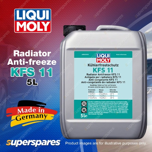 Liqui Moly Radiator Antifreeze KFS 11 No Amines Nitrites Phosphates 5L