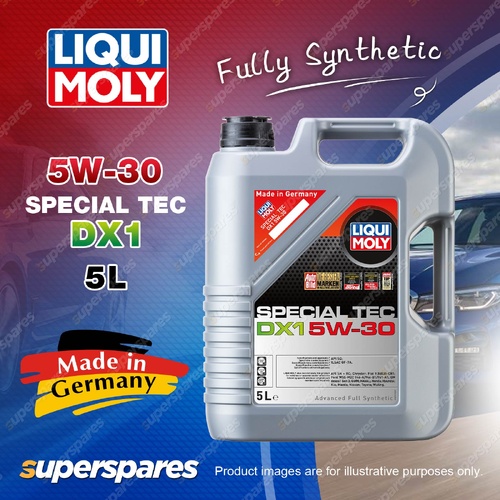 Liqui Moly Fully Synthetic Special Tec DX1 5W-30 Engine Oil Low-Friction 5L