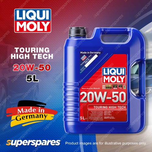 LIQUI MOLY Touring High Tech 20W-50 Engine Oil 5L Mineral Motor Oil