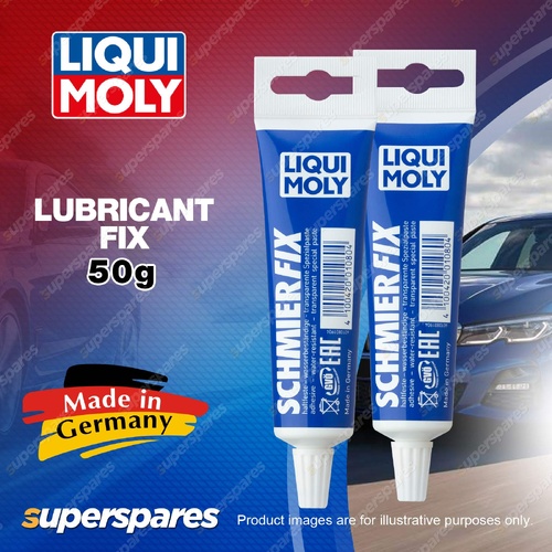 2 x Liqui Moly Lubricant Fix 50g Exceptionally Adhesive & Water Resistant Paste