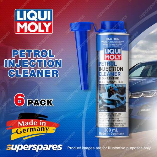 6 x Liqui Moly Petrol Injection System Cleaner for Petrol Engines 300ml