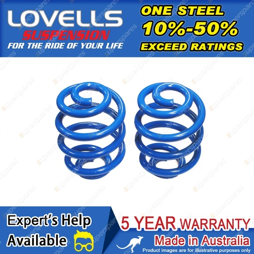 Lovells Rear Sport Low Coil Springs for Nissan B13 NX NXR Coupe 1991-05/1995