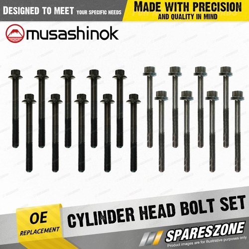 Cylinder Head Bolt Set for MAZDA B2500 UF UN E2500 T2500 4Cyl 1996-2006