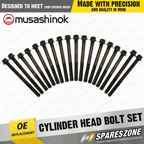 Cylinder Head Bolt Set for MITSUBISHI PAJERO NS NX NT NM NP NW TRITON ML 4Cyl
