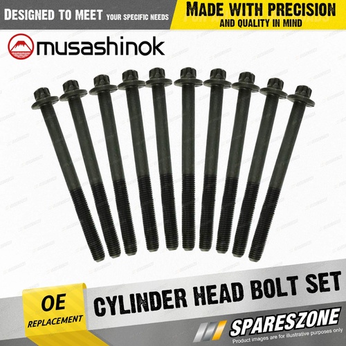 Cylinder Head Bolt Set for NISSAN DUALIS J10 QASHQAI J11 TIIDA C11 4Cyl