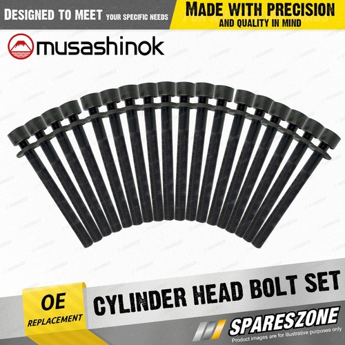 Cylinder Head Bolt Set for NISSAN NAVARA D22 D40 PATHFINDER R51 JVWR51 2.5L