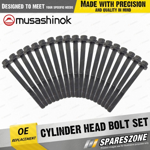 Cylinder Head Bolt Set for NISSAN ELGRAND E50 NAVARA D22 PATROL GU Y61 3.0L