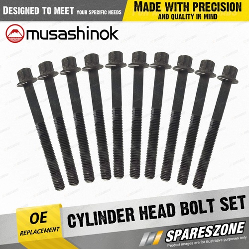 Cylinder Head Bolt Set for NISSAN X-TRAIL T31 TANT31 QR25DE 4Cyl 2.5L