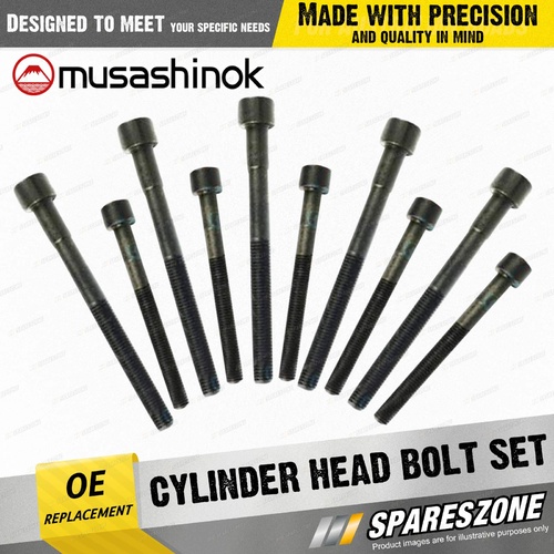 Cylinder Head Bolt Set for TOYOTA PASEO EL44R EL54R STARLET EP82R EP91R 4Cyl