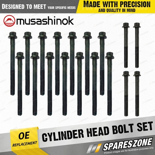 Cylinder Head Bolt Set for TOYOTA LANDCRUISER LJ70RV LJ71R LJ78R 2.4L 4Cyl