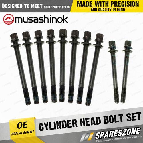 Cylinder Head Bolt Set for Kia Rio LS BC 1.5L A5D I4 16V DOHC 2000-2007